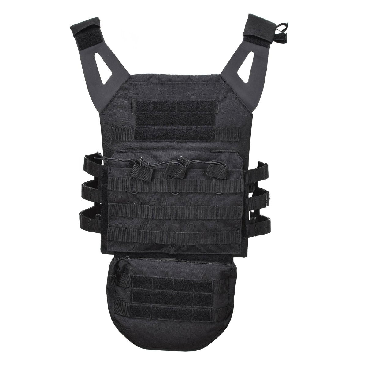 Mil-Tec Gen II Militaire Plaat Carrier Tactical Vest Combat Modular Waastcoat Zwart