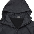 Mil-Tec Duitse militaire jas gevechten winddichte fleece met capuchon gevoerd zwart nieuw
