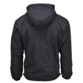 Mil-Tec Duitse militaire jas gevechten winddichte fleece met capuchon gevoerd zwart nieuw