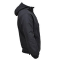 Mil-Tec Duitse militaire jas gevechten winddichte fleece met capuchon gevoerd zwart nieuw