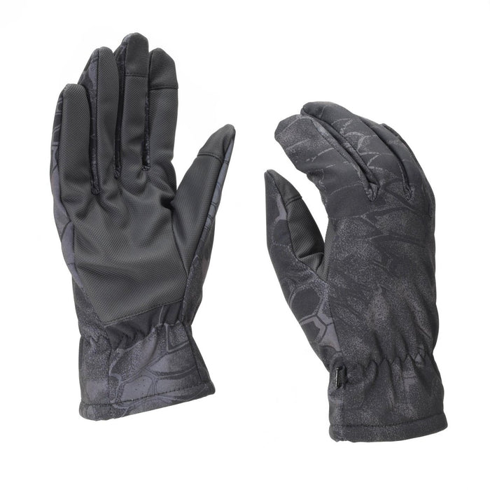Mil-Tec softshell-winterhandschoenen voor heren met Mandra-camo, Thinsulate-voering, verbeterde handpalmen en versterkte vingertoppen.
