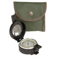 Mil-Tec Metal Lensatic Compass Aluminium behuizing Shiny Face Navigation Black