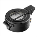 MIL-TEC Metal Lensatic Compass Aluminium Casing Shiny Face Navigation Black - GoMilitar