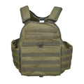 MIL-TEC MILITAIRE PLAAT CARANT TACTICAL VEST GEBRUIK VAN DEZE STANGEN MOLLE SYSTEEM OLIVE