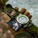 MIL-TEC Military Prismatic Compass Aluminum Precise Navigation Tool Olive - GoMilitar