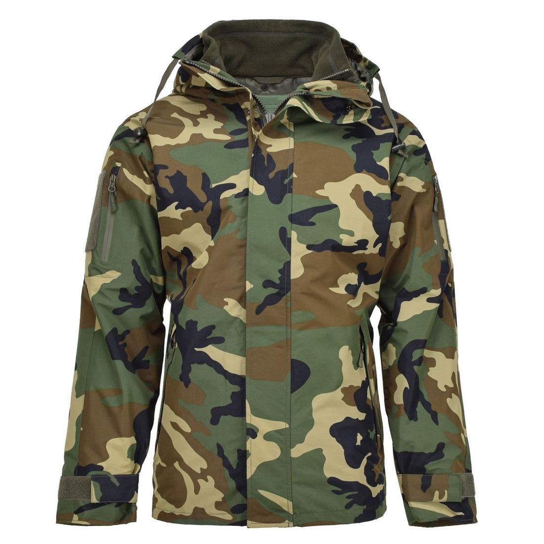 Mil-Tec militaire stijl Gen II Lined Winter Jacket Woodland Camo Soft Shell Parka