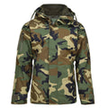 Mil-Tec militaire stijl Gen II Lined Winter Jacket Woodland Camo Soft Shell Parka