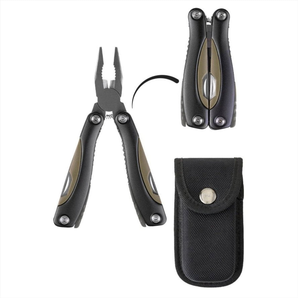 MIL-TEC Multi-gereedschap One Hand vouwslip Joint Mechanisme ABS aluminium handgreep
