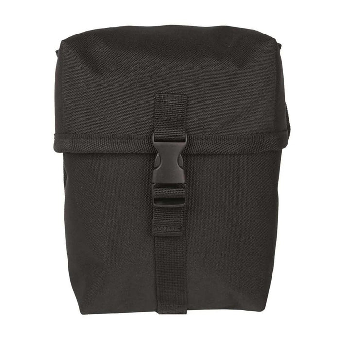 Zwart MIL-TEC medium universeel tasje met gespsluiting en MOLLE-compatibiliteit voor tactisch gebruik en gebruik buitenshuis