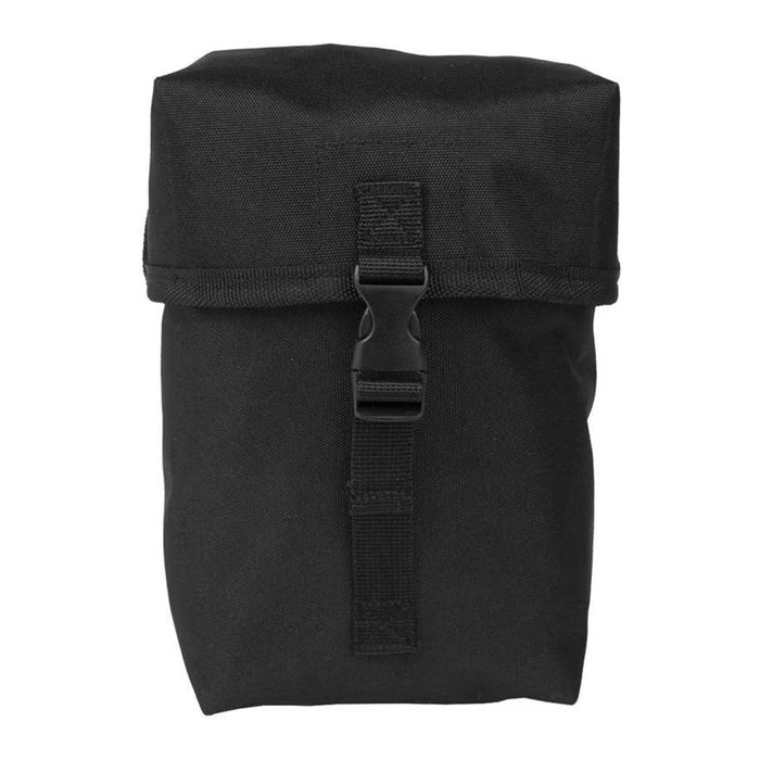 Zwart MIL-TEC multifunctioneel universeel tasje met gespsluiting en duurzame stof voor tactisch gebruik en gebruik buitenshuis.