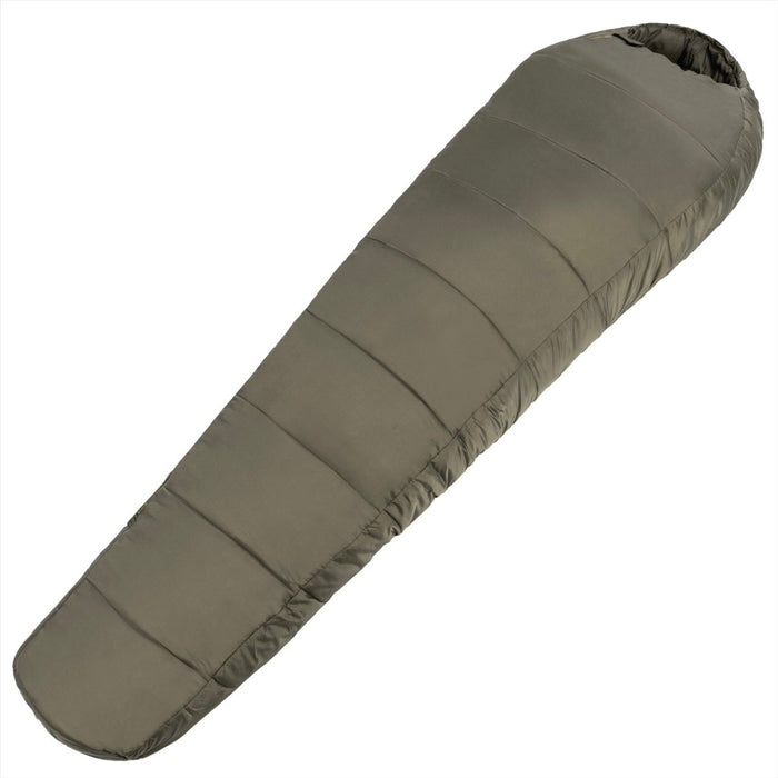 MIL-TEC MUMMY Slaapzak 230 cm Warme 3D-compressiezak met holle vezels Olijfgroen - GoMilitar