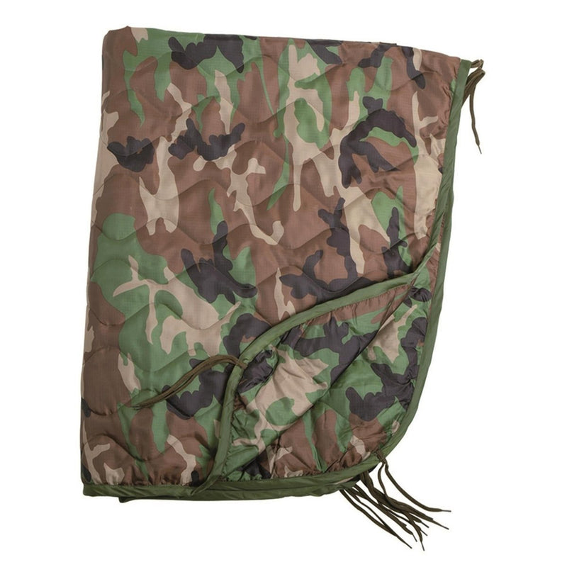 MIL-TEC PONCHO LINER STEPPDECKE 210X150CM DROGEN SNEL COMPRESSIE ZAK