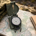 Mil-Tec Ranger metalen kompas Wandelen Camping Outdoor navigatiehulpmiddel OD Groen