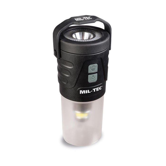 MIL - TEC Oplaadbare lantaarn LED-campingzaklamp Buiten USB - C 410 Lumen - GoMilitar