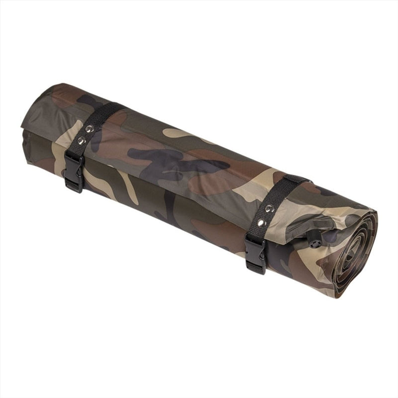 MIL-TEC slaapkussen 185 cm Zelf opblaasbare matress Woodland Camouflage