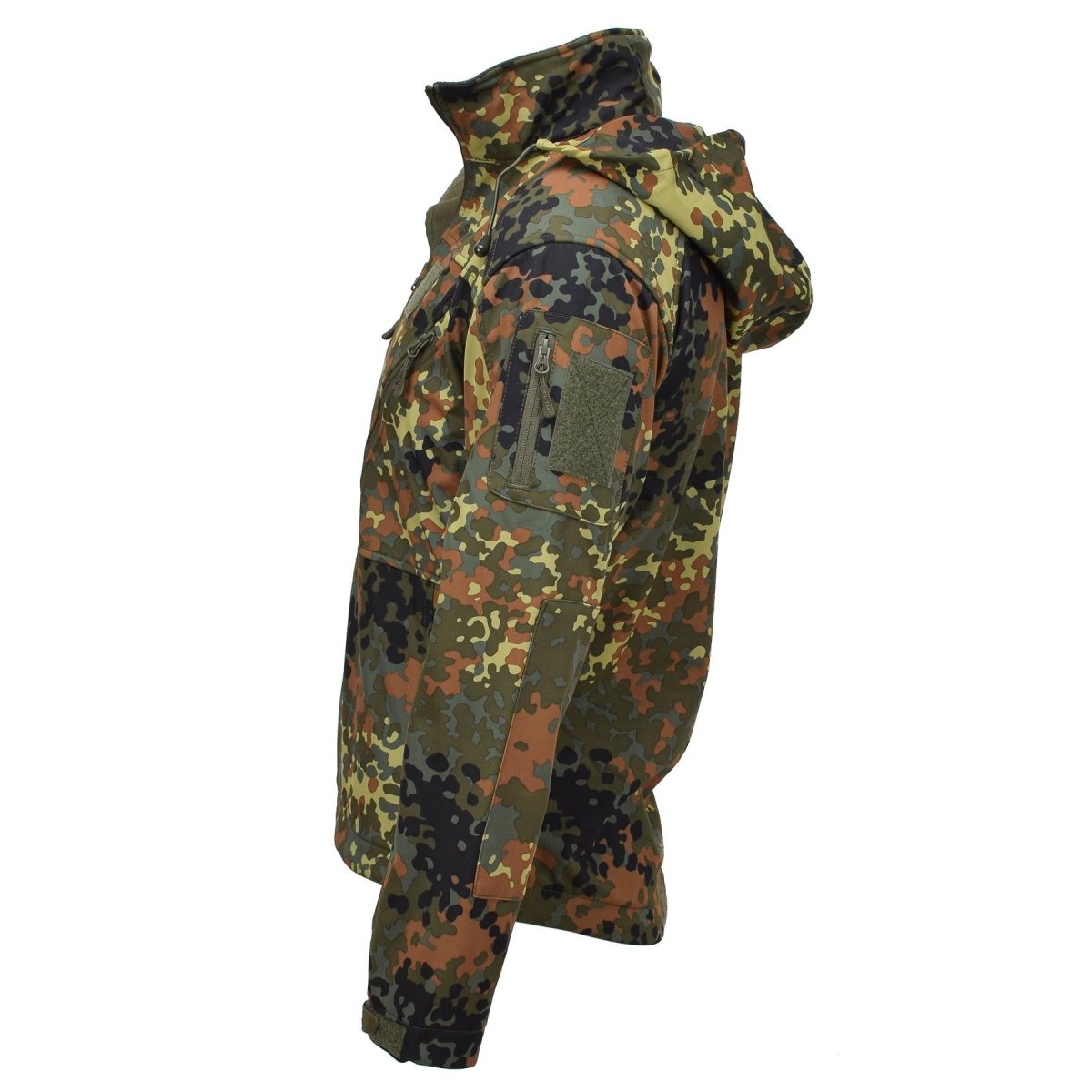 MIL-TEC Softshell Jacket SCU 14 Duitse Flecktran Camo Outdoor Wanding Outerwear