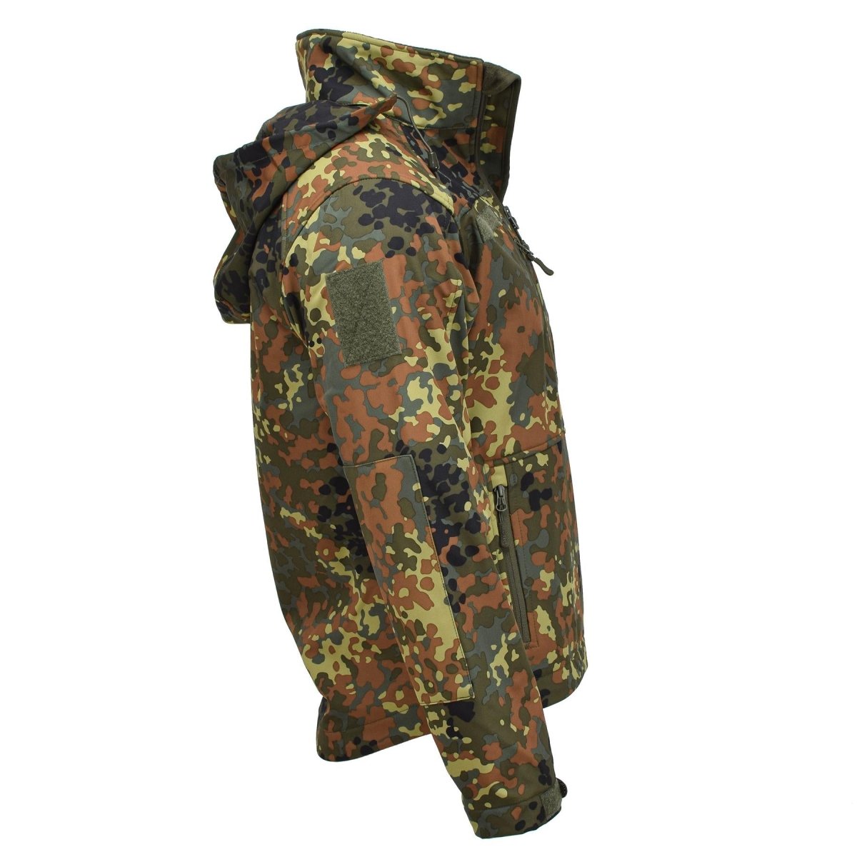 MIL-TEC Softshell Jacket SCU 14 Duitse Flecktran Camo Outdoor Wanding Outerwear