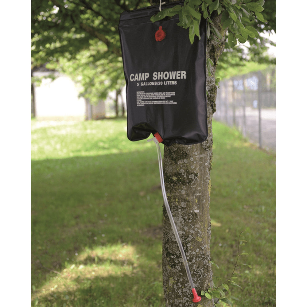 Mil-Tec Solar Douchetas 20L Kamperen Wandelen Outdoor Draagbare Waterzak Zwart