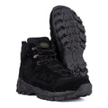 Mil-Tec Squad Boots Mid Calf Round Sole Camping Outdoor Black Suede schoenen