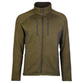 Mil-Tec structuurfleecejack Warm Tactisch Outdoor Zakken met ritssluiting Olijfgroen