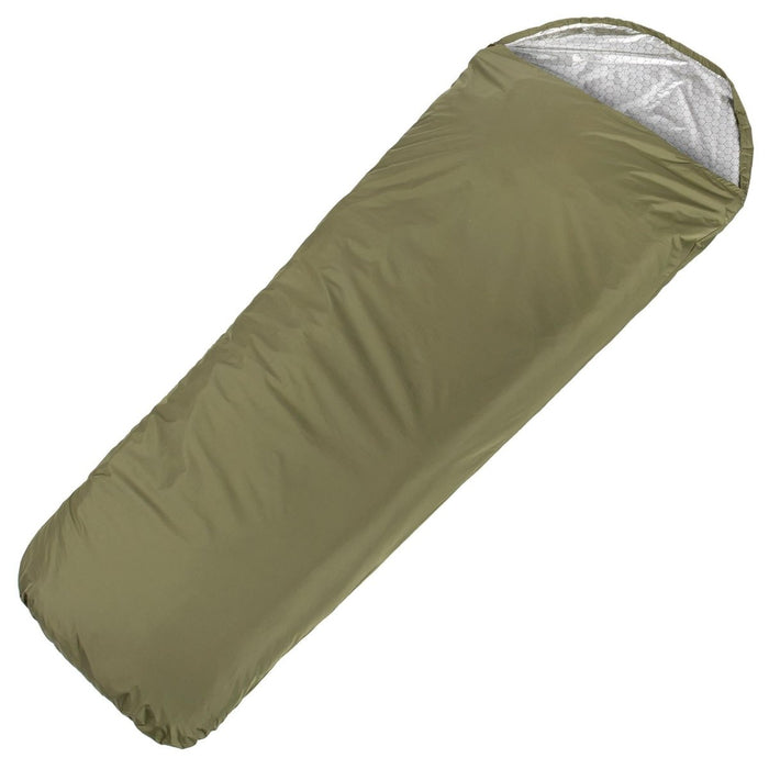 MIL-TEC Survival nood BIVY slaapzak waterdichte lichtgewicht zak Olive - GoMilitar
