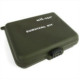 Mil-Tec Survival Kit Waterdichte doos noodhulpfirestarter gereedschap