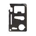 MIL-TEC Survival Tool RVS Outdoor Multi Tool Pouch Inclusief Zwart