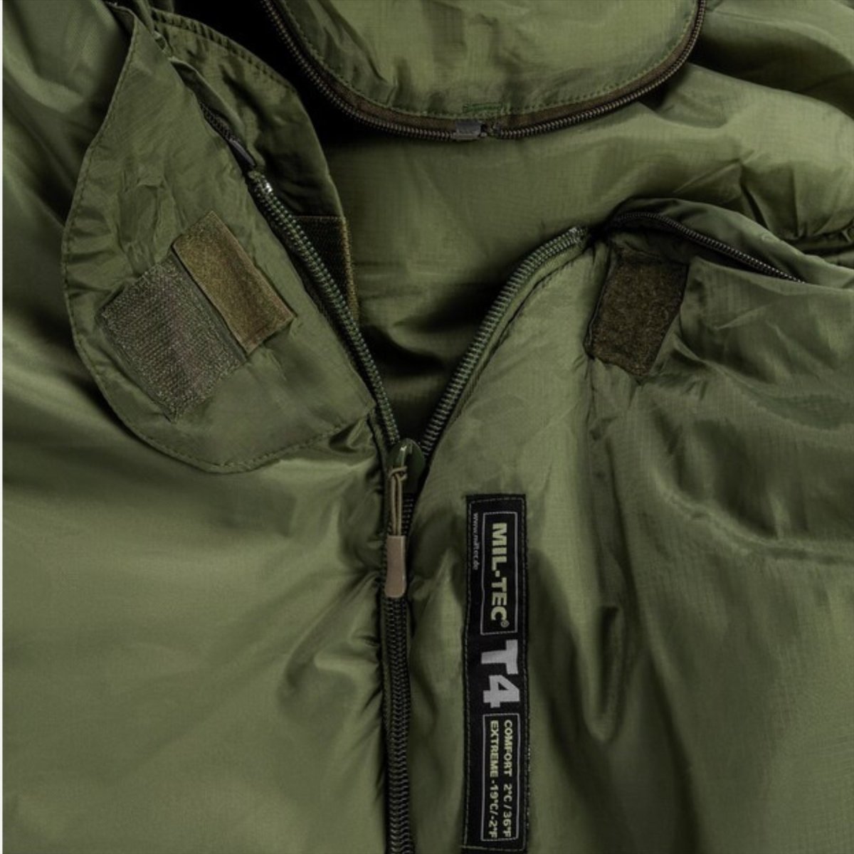 Mil-Tec Tactical 4 Sleeping Bag Teflon gecoate thermolite isolatie Olijf