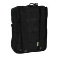 Mil-Tact Tactical Belt Pouch Molle Bevestiging Zipper Sluiting Hulpprogramma Zwart Zwart