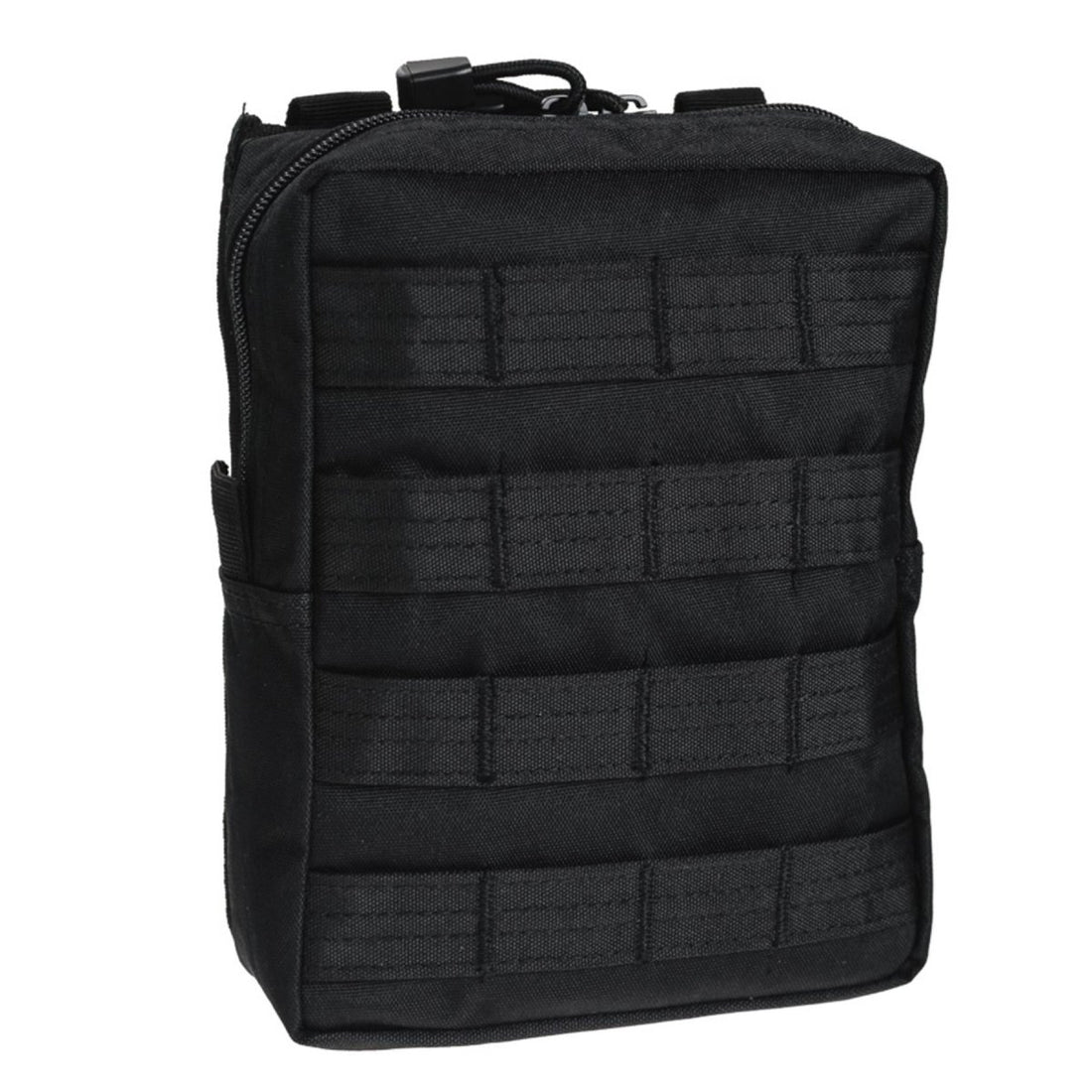 Mil-Tact Tactical Belt Pouch Molle Bevestiging Zipper Sluiting Hulpprogramma Zwart Zwart