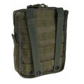 Mil-Tact Tactical Belt Pouch Molle Bevestiging Zipper Sluiting Utility Bag Olive