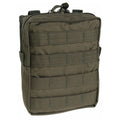 Mil-Tact Tactical Belt Pouch Molle Bevestiging Zipper Sluiting Utility Bag Olive