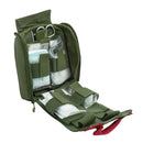 Mil-Tec Tactical First Aid Kit Mole type olive medical pouch IFAK 25pieces pouch - GoMilitar