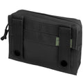 Mil-Tec Tactical Utility Laser Cut Belt Bouch Molle Type Zwart Webbing Bag Small