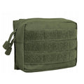 Mil-Tec Universal Belt Pouch Molle Modulaire Militaire Webbing Utility Bag Olive