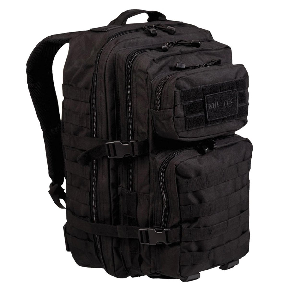 Mil-Tec U.S. Assault 36l Backpack Trekking Rucksack Hiking Outdoor Daypack Black