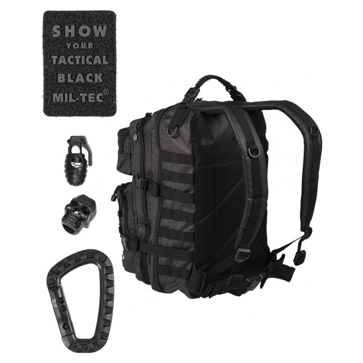 MIL-TEC U.S. Assault Ranger Tactical Backpack PVC Coated 36Liters Hiking Daypack