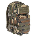 MIL-TEC U.S. Assault Tactical Backpack 20 Liters wandelen trekking Woodland Daypack
