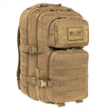 MIL-TEC US Assault Tactical Backpack 36L Ergonomisch gevormde gewatteerde schouders