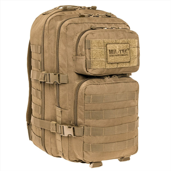 MIL-TEC US Assault tactische rugzak 36L ergonomisch gevormde gewatteerde schouders - GoMilitar