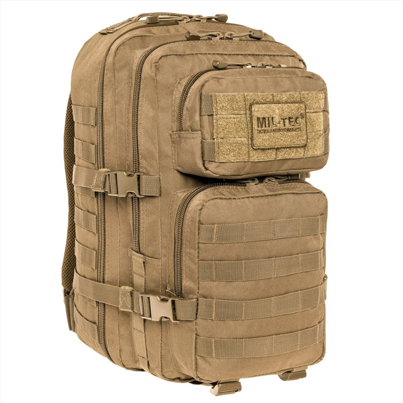 MIL-TEC US Assault Tactical Backpack 36L Ergonomisch gevormde gewatteerde schouders