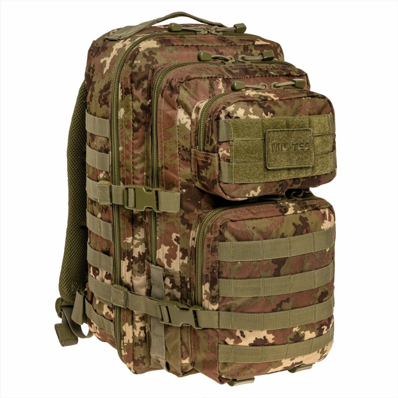 MIL-TEC US Assault Tactical Backpack 36L Ergonomisch gevormde gewatteerde schouders