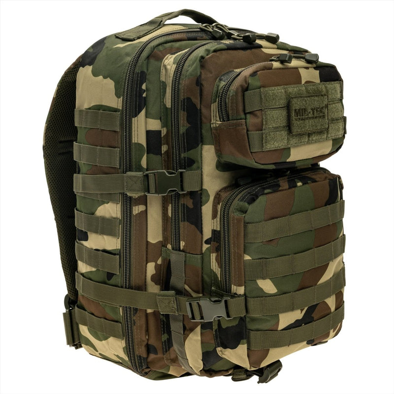 MIL-TEC US Assault Tactical Backpack 36L Ergonomisch gevormde gewatteerde schouders