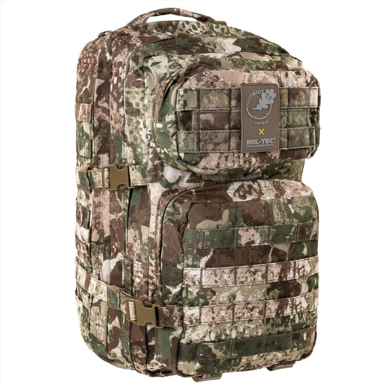 MIL-TEC US Assault Tactical Backpack 36L Ergonomisch gevormde gewatteerde schouders