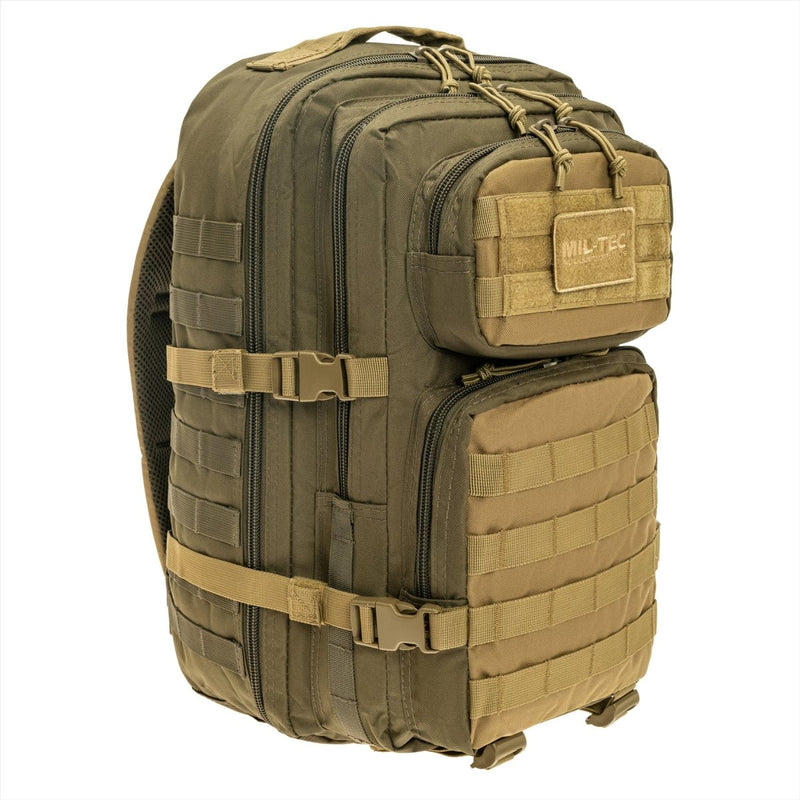 MIL-TEC US Assault Tactical Backpack 36L Ergonomisch gevormde gewatteerde schouders
