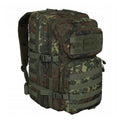 Mil-Tec U.S. Assault Trekking Rucksack Grote 36l Backpack Flecktarn Daypack Bag
