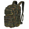 Mil-Tec U.S. Assault Trekking Rucksack Grote 36l Backpack Flecktarn Daypack Bag