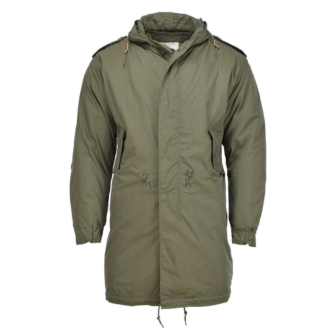 MIL-TEC Amerikaanse militaire stijl M51 Hooded Parka gewatteerd afneembare voering Olive Nieuw