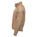 MIL-TEC winddichte wandeljack Soft Shell Stormproof Zips Fleece Liner Coyote