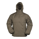 Mil-Tec Winter Combat Jacket Tactische Anorak Fleece voering Winddicht Olijfgroen
